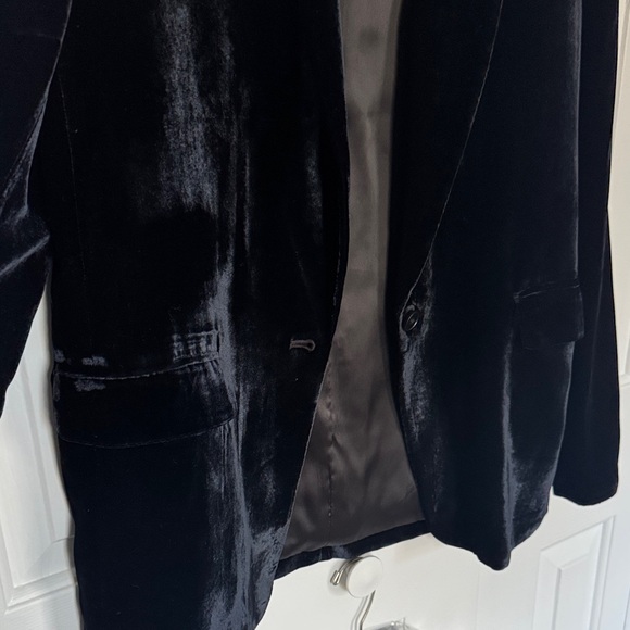 Banana Republic Velvet Women's Blazer - 8 - Picture 7 of 8